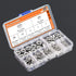 360 Pieces 304 Stainless Steel Hex Nuts Assortment Kit, 7 Sizes (M2 M2.5 M3 M4 M5 M6 M8)