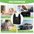 (11.5'x 6.5" 21')(1000Pack) LainNeala Black Plastic Bags x with Handles - Shopping & Grocery Bags for Small Business
