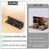 LOSYHU 20 3.94 0.98 100 MM 4 Inch PCS Black Steel Corner Brackets x L Shaped Metal Angle Bracket with Screws, Heavy