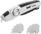 XW Fixed-blade Drywall Utility Knife, Non-retractable Heavy Duty Cutter with Extra 10 Blades