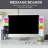 RITPHI 2 Pcs Monitor Memo Boards for Computer,Office Desk Accessories, Multifunction Acrylic Screen Message Reminder