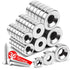 MIKEDE 36pcs Heavy Duty Rare Earth Magnets - 3 Sizes, Neodymium Disc
