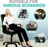 Wacalarda Tailbone, Seat Cushion for Office Chair, Car and Wheelchair Use, with Lumbar Support Pillow and Memory Foam