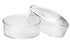 EISCO Petri Dish, 2" (50mm) Beaded Edges, Easy to Sterilize Borosilicate Glass for Repeated Use
