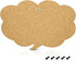 Navaris Cork Board Bulletin Board, Thought Bubble Design 11 x 17 in, includes 5 Pins for Message Display