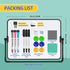 Dry Erase White Board, 8" x 12" Magnetic Desktop with Stand, Includes 6 Markers, 6 Magnets, and 1 Eraser for Home,