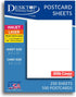 8.5" x 11" Blank White Perforated Cardstock Paper - 2 Per Sheet