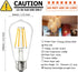DC 12V ST64 LED Light Bulb 2700k 6W Warm White LED Edison Filament E26 Screw Base Lamp DC Low Voltage RV Marine Boat Classic Industrial Prop Retro Landscape Industrial Lighting Non-dimmable 3-Pack by Greeogin