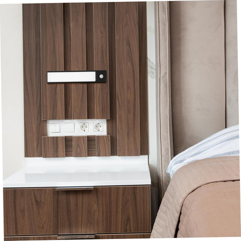 1pc Dimming Uonlytech USB Charging Led Bedside Lamp Function Temperature Practical Night Light for Bedroom Cabinet
