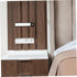1pc Dimming Uonlytech USB Charging Led Bedside Lamp Function Temperature Practical Night Light for Bedroom Cabinet