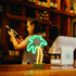 Summer ENUOLI Coconut Palm tree Neon Signs LED Battery Operated USB Powered Neon Light with Holder Base for Party