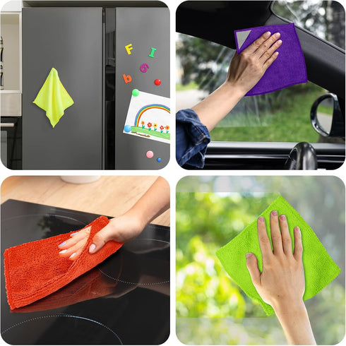 8 Colors,6 6 Inch) Gersoniel Pcs Magnetic Cleaning Cloth Dry Erase Reusable Magnetic Microfiber Whiteboard Cleaning