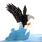 CUTE POPUP 4th of July Cards, 3D Unique Bald Eagle Card, Independence Day Pop Up Card for Family and Friends