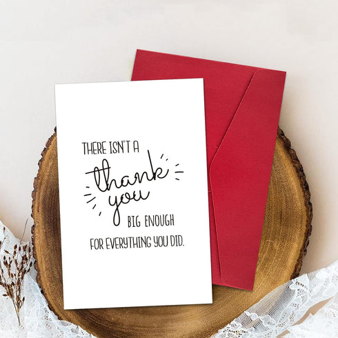 Humorous Thank You Card for Men and Women - Perfect for Teachers and Bosses