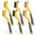 Wire Brush Set for Rust, Paint & Detail Cleaning 6-Piece Brass, Stainless