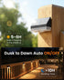 8 Pack, VOLISUN Fence Lights Solar Powered Dusk to Dawn Solar Fence Lights Outdoor Waterproof with Warm White LED Spot