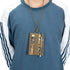 EXCELLENT ELITE SPANKER Tactical ID Card Holder, Adjustable Neck Lanyard, Key Ring Loop, Coyote Brown