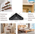 4 SJ2-WDQ-4P Pcs Trapeziform Angle Brackets, Shelf Brackets Heavy Duty Triangular Bracket Fastener, Cold Rolled Steel