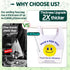 YovhVon 0.8Mil(20 100 Count, Pack|, 1/6 11"x6"x21", Microns), Plastic Bags with Handles, T-Shirt bag, Thank You bags