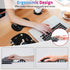 Cute Small Mouse Pad + Wrist Rest Support Set, Ergonomic Memory Foam for Laptop, Office, Home, Gaming (Gothic Ouija)