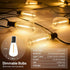 26 14 Bulbs, Dimmable 13 2700K Outdoor String Lights FT Shatterproof LED UL Certified Patio Lights Outdoor Light