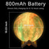 16 3D (9.6 inch) Moon Lamp, Galaxy Night Light, Colors Large galaxy light printing Moon Night Light with Stand/Remote