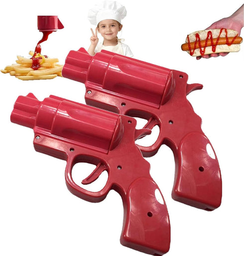 Generic Gun Ketchup Dispenser,Premium Sauce Dispenser for Ketchup, Condiment DispenserBottle Indoor Outdoor Grill