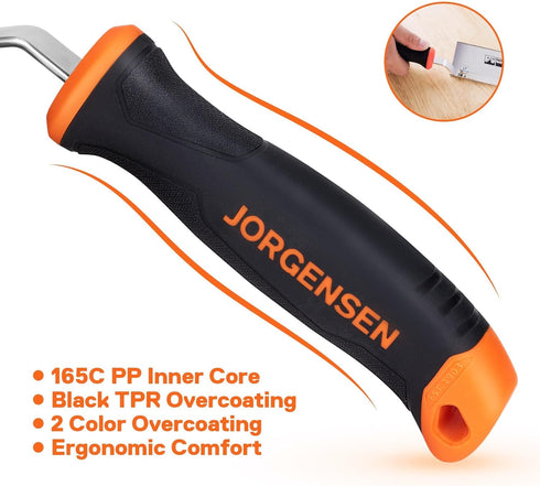 JORGENSEN 10" Dovetail Reversible Saw, Professional Jamb Saw with 13TPI Double Ground Teeth for Tile Installation