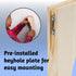 WADDELL Pine Corbel, 5" Height x 3" Depth x 3/4" Thick, Decorative for Countertops & Shelves