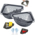 Magnetic Corner Sink Strainer Basket with Twist-Open Bottom, 6.69" Magnetic Triangle Sink