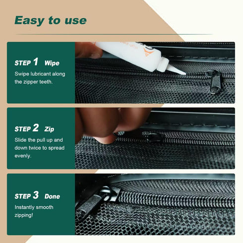 FXBSQF 4 Pack Snap & Zipper Lubricant Waterproof Zipper Lube for Metal and Plastic Zippers Universal Zipper Grease