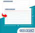 chell 3x5 Inch, 100 Count, 85 lb. Extra Heavyweight Ruled Index Cards No Bleed-Through, Ruled Front and Blank Back