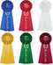 Award Ribbon Set, Victory Rosette First Place Ribbon, 1st to 6th Place for Competition, Sports Event, 6 Pack