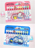 White Rabbit Molang Mini Figure Pencil Set, Korean Stationery 12ea 1 Set Blue from Korean Animation