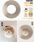 The Can Converter 5" 6" Ceiling Medallion for Recessed Can Light Home Improvement Decorative Steel Flat Goof Ring