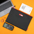 Rough Enough Document Organizer File Folder Bag for A4 Letter Size with Zipper - Waterproof Large Black
