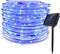 Solar Rope Lights Outdoor String Lights, 16.5 Ft, 50 LED Tube Light, Waterproof Copper Wire