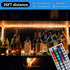 BZONE 44 2 Pack,LED Dimmer 3528 2835 5050 Key RGB LED IR Remote Control Light Remote Replacement Controller Wireless
