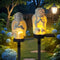 YZYOE 2 Packs of Solar Angels Children's Floor Lamps, Garden Decoration Resin Cute