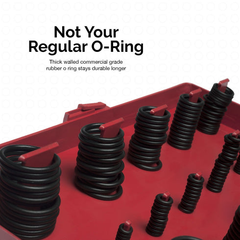 NEIKO 50444A Rubber O-Ring Assortment Kit, 32 Metric Sizes, Buna-N Gasket Sealing Rings, 419-Piece