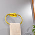 Towel Bar and Hand Towel Ring, Self Adhesive Stainless Steel Holder, No Drilling, 2 Pack, Gold
