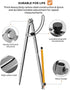Nicpro 12 Inch Compass for Woodworking with Wing and Pencil Holder, Great for Geometry and Drafting