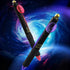 Anxiaoxuan 4 PCS Retractable Fun Outer Space Gel Pens with Large Capacity Refill Black Ink, Comfort Silicone Grip