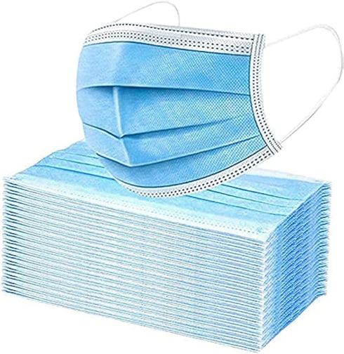 PURE GEM Premium Pack of 3-Ply Disposable Kids Face Masks for Boys and Girls, Bulk Pack for School Use