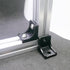 12Sets 1010 Series Extruded Aluminum Corner Bracket - 24pcs Black Corner Brackets with T Nuts and Screws