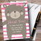 The Card Zoo Large Teddy Bear Pink Party Thank You Cards