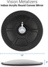 12” Acrylic Indoor Convex Mirror with Plastic Back, Round Security Mirror for Garage, Store Safety