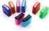 Reliancer 8PCS Teacher Stamp Set, Colorful Self-Inking Motivation Stamps for Classroom Homework Rating with Storage Tray