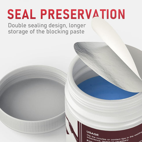YESWELDER Welding Nozzle Gel, Anti-Spatter Dip Gel for MIG Torch and Contact Tips (2 Cans)