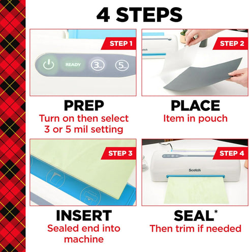 Scotch Thermal Laminating Pouches, 8.9 x 11.4 Inches, Letter Size, 100 Count (Pack of 1)